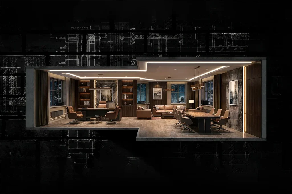 iluminação corporativa